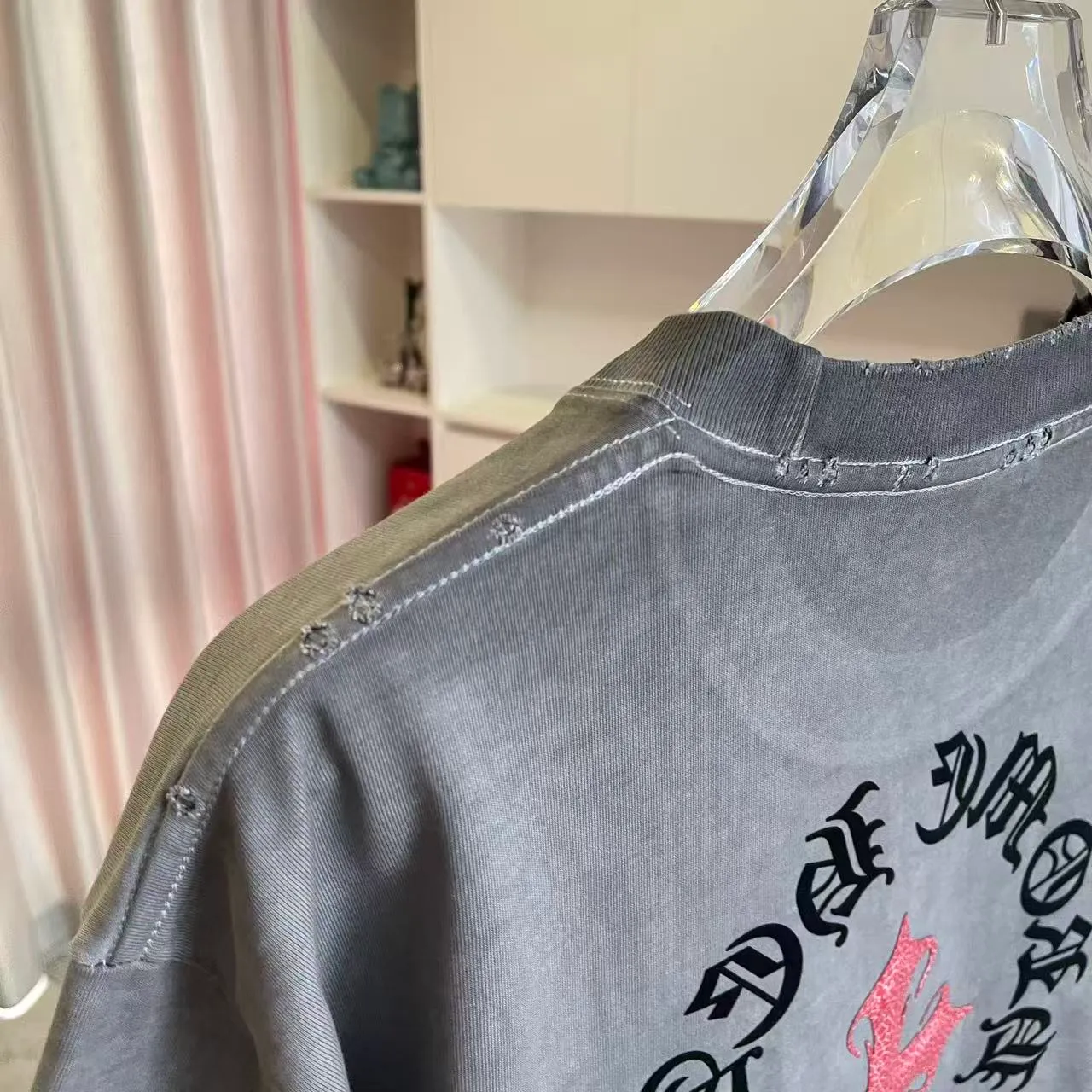 ch *2026 New Arrival t g Same Style Size：S M L XL XXL ：Black White Gray